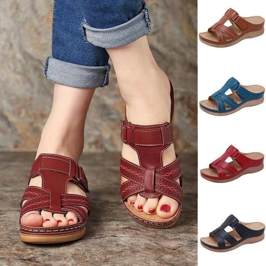 🔥Dernier jour -60 % de réduction🔥 - Sandale vintage confortable à bout ouvert de qualité supérieure 