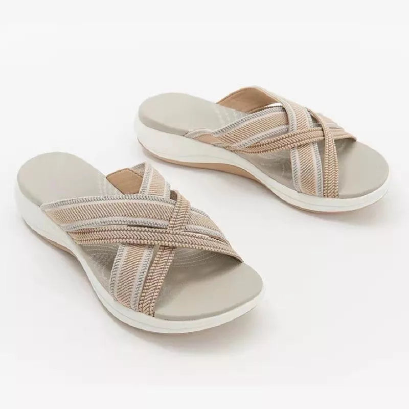 CHAUSSONS CONFORTABLES ET RESPIRANTS POUR FEMMES 