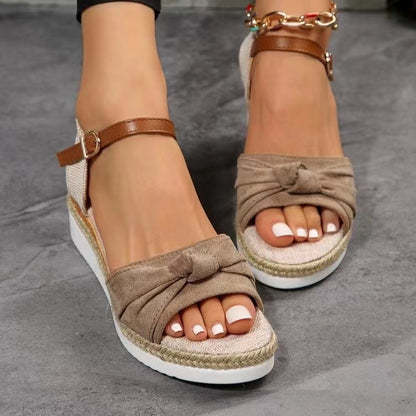 SANDALE COMPENSÉE BOHO BLISS