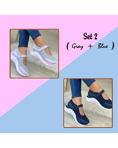 NUR HEUTE 50 % RABATT – Freizeit-Sneakers aus Mesh für Damen 2023 – Kaufen Sie 2 und erhalten Sie den Versand kostenlos 
