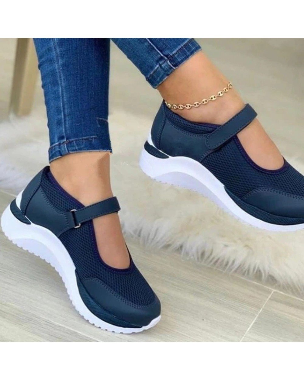 NUR HEUTE 50 % RABATT – Freizeit-Sneakers aus Mesh für Damen 2023 – Kaufen Sie 2 und erhalten Sie den Versand kostenlos 