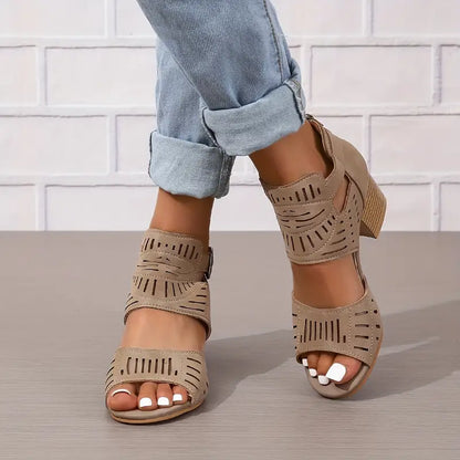 🔥Promotion du dernier jour -50 % de réduction - Nouvelles chaussures orthopédiques à talons hauts en cuir pour femmes 2024 