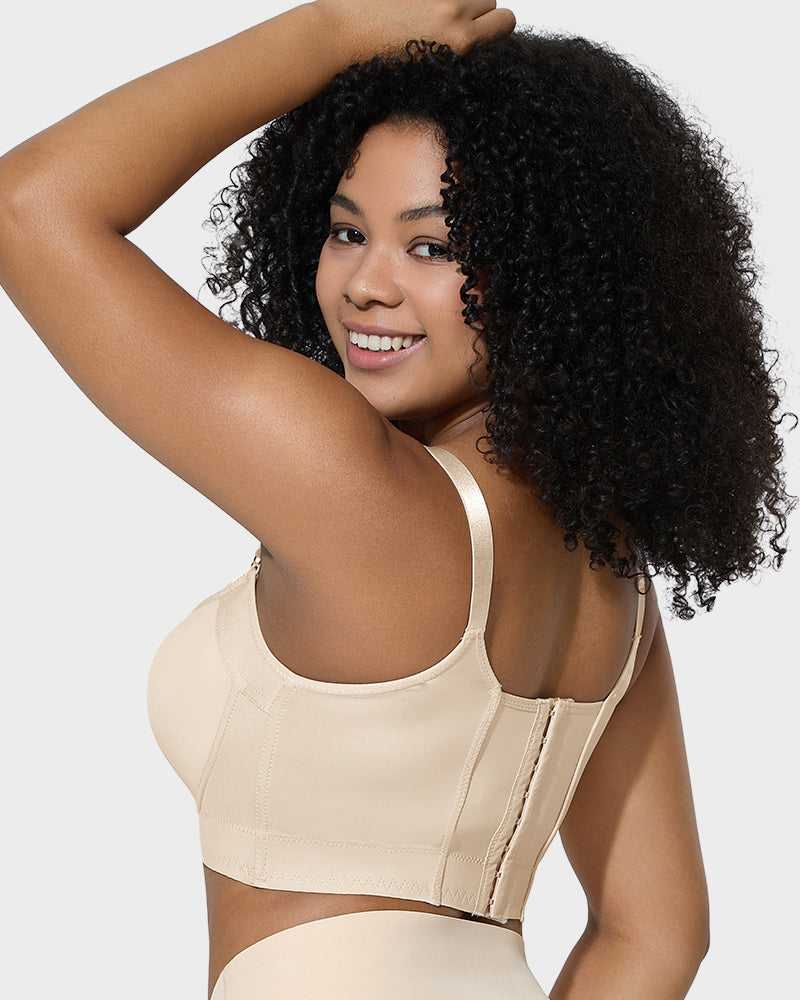 Soutien-gorge push-up à armatures lissant le dos