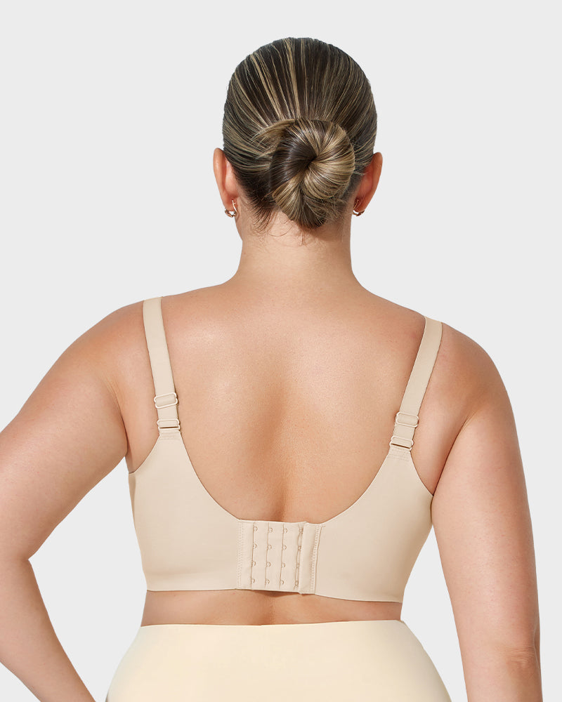 Soutien-gorge push-up plongeant lissant le dos 
