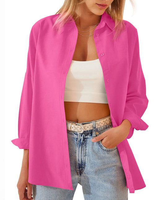 Cardigan ample à manches longues pour femme