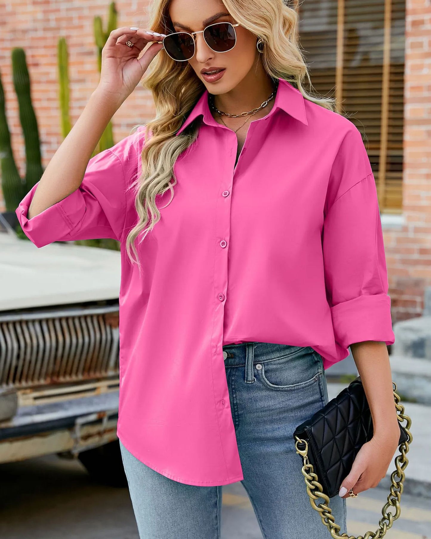 Cardigan ample à manches longues pour femme
