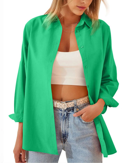 Cardigan ample à manches longues pour femme
