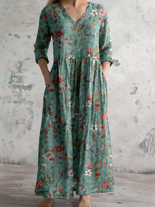 ChickleidTM – Bleu élégant Midikleid 