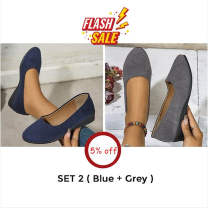 🔥Offre du dernier jour -50%🔥 Chaussures plates orthopédiques pour femmes confortables, légères, antidérapantes et respirantes 