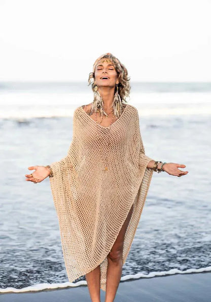 Poncho de plage