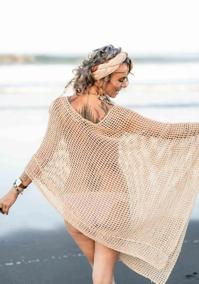 Poncho de plage