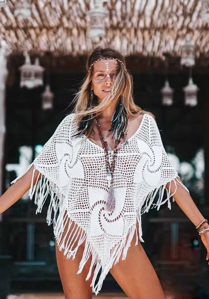 Poncho de plage