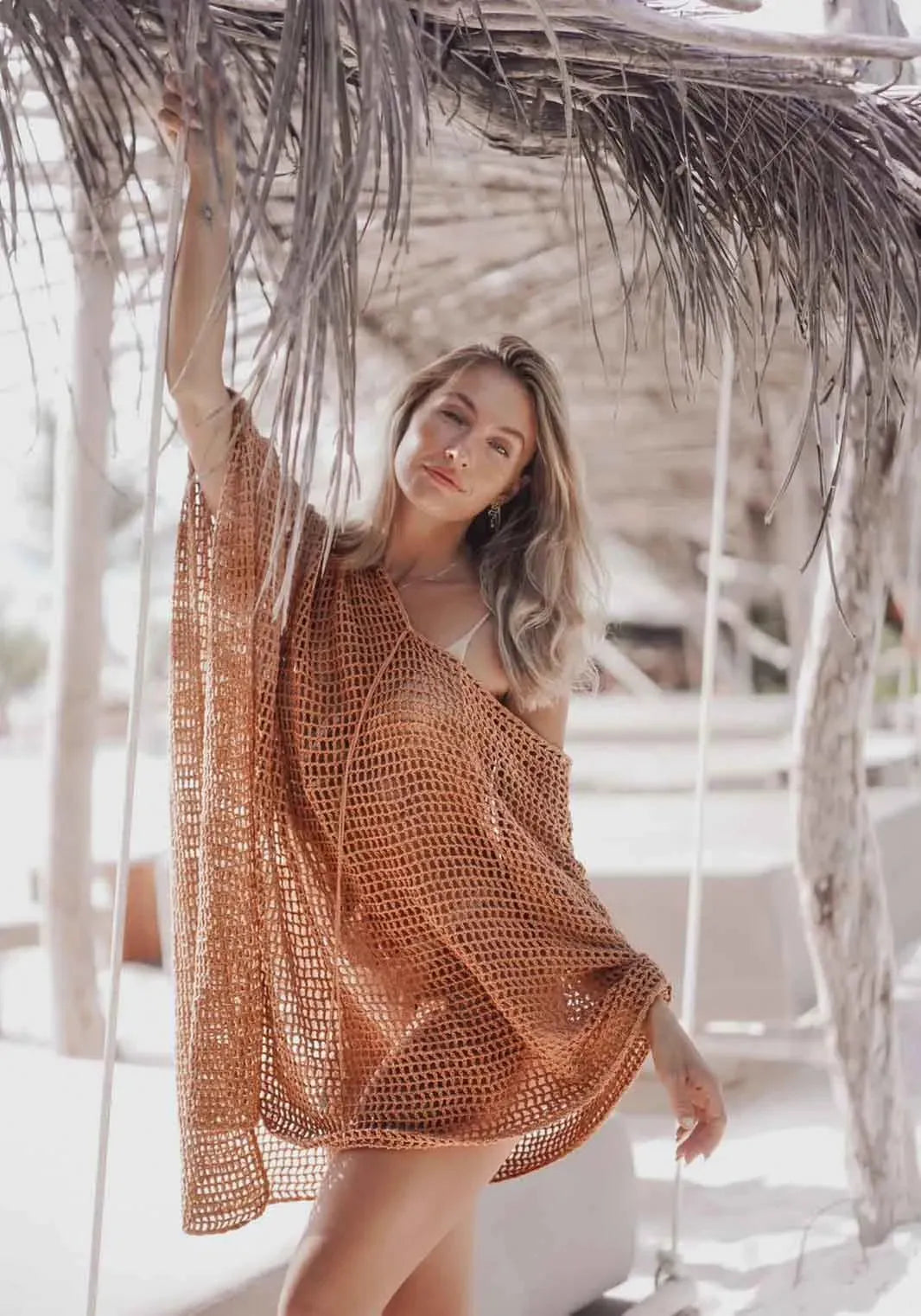 Poncho de plage