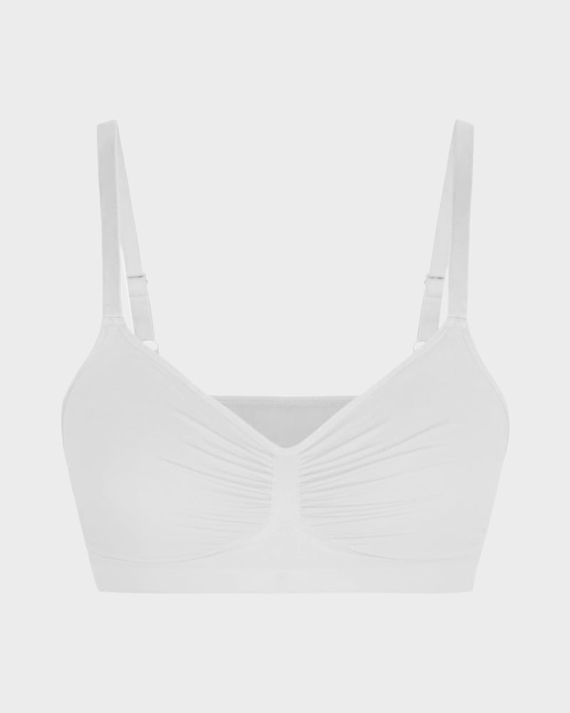 Soutien-gorge sculptant sans armatures, non rembourré et couvrant pour femme 