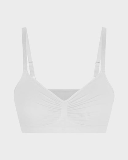 Soutien-gorge sculptant sans armatures, non rembourré et couvrant pour femme 