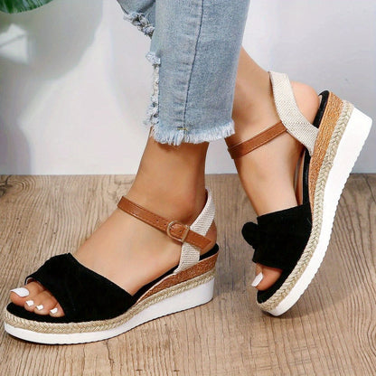 SANDALE COMPENSÉE BOHO BLISS